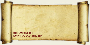 Anđela Domiševac vizit kartica